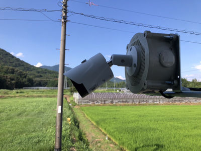 愛知県豊川市・防犯カメラ施工写真