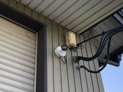愛知県豊川市・防犯カメラ施工写真