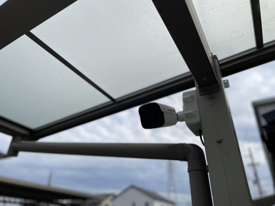愛知県一宮市・防犯カメラ施工写真