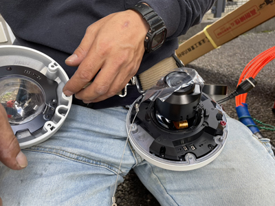 愛知県刈谷市・防犯カメラ施工写真