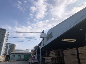 名古屋市瑞穂区・防犯カメラ施工写真