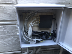 愛知県一宮市・防犯カメラ施工写真